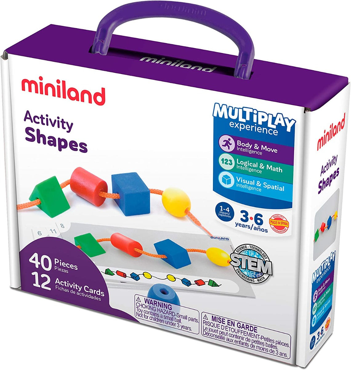 Buy Miniland Activity Shapes Educational Game | Yallatoys.com