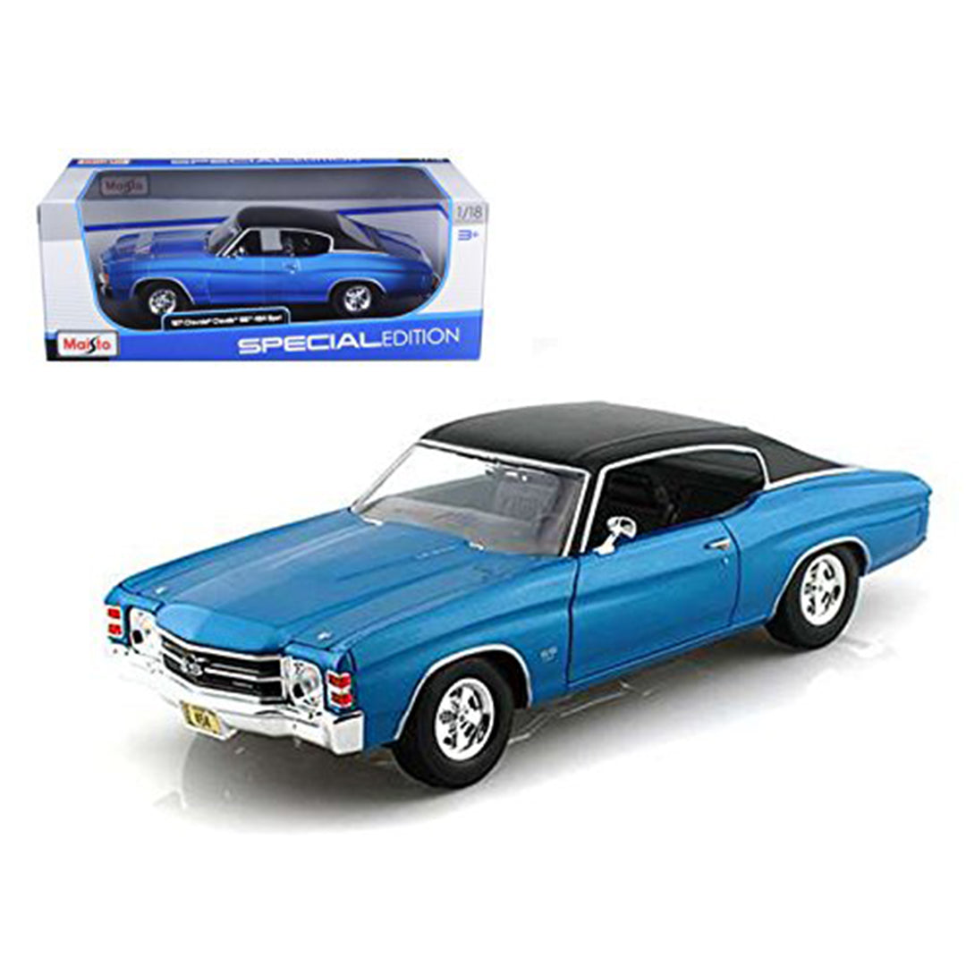 Buy Maisto 1971 Chevrolet Chevelle Ss 454 Blue Diecast Model Car | Yallatoys.com