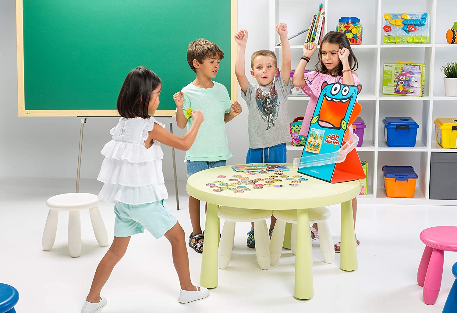 Buy Miniland Educational ABC Monster Game Interactive Alphabet Phonics and Spelling Teaching Game | Yallatoys.com