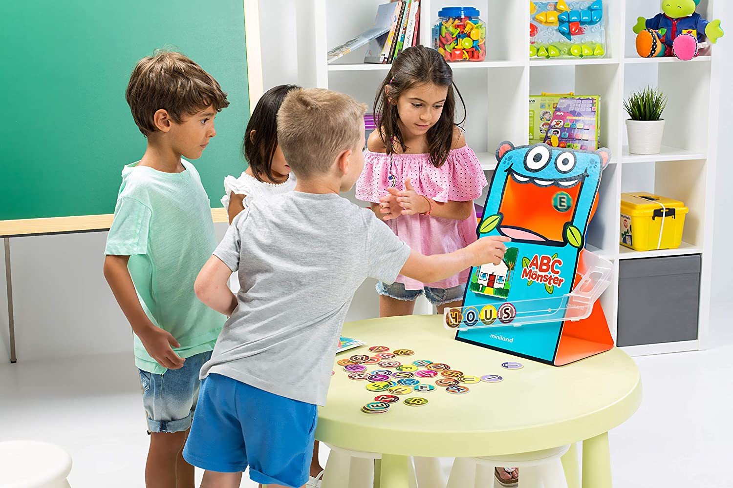 Buy Miniland Educational ABC Monster Game Interactive Alphabet Phonics and Spelling Teaching Game | Yallatoys.com