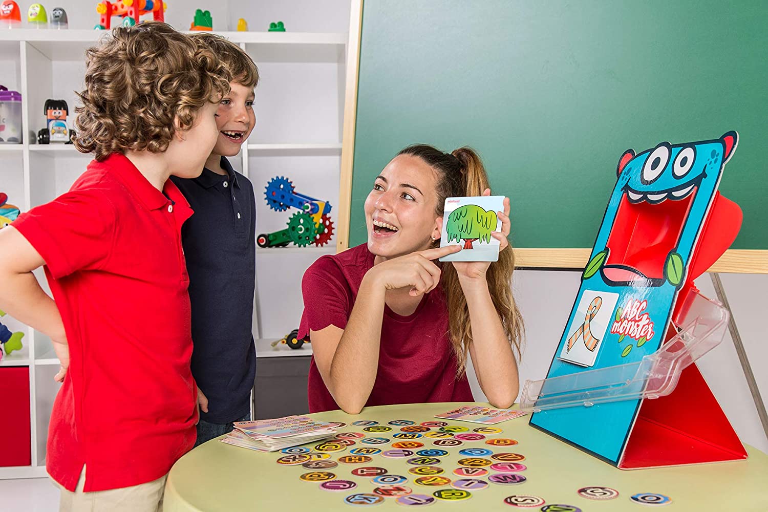 Buy Miniland Educational ABC Monster Game Interactive Alphabet Phonics and Spelling Teaching Game | Yallatoys.com