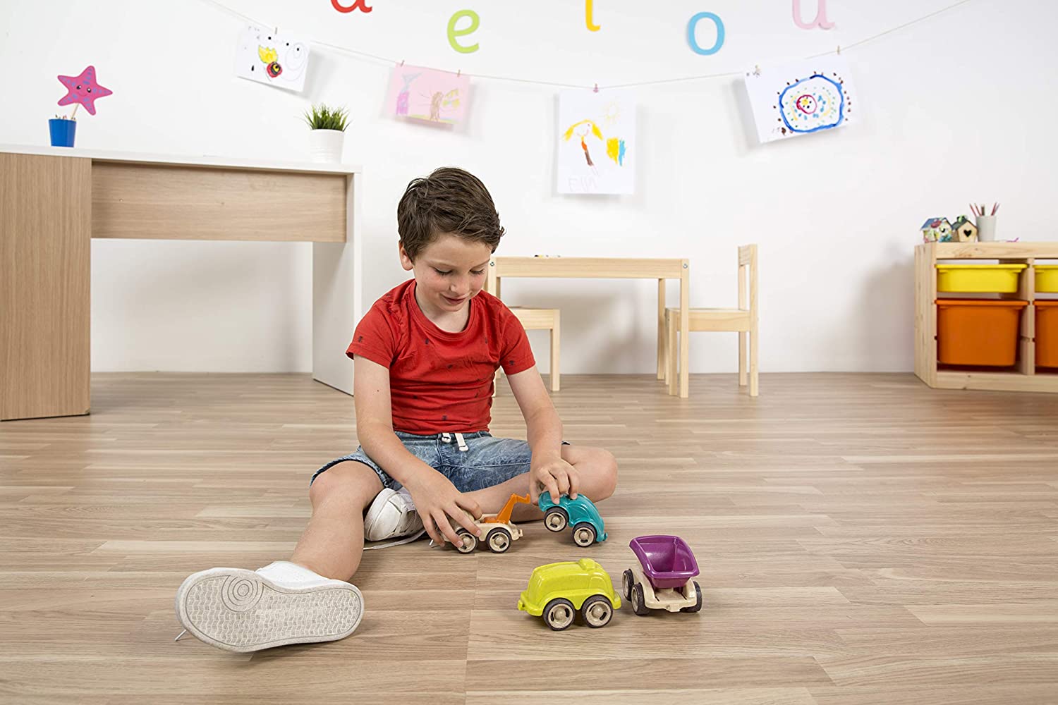 Buy Miniland ECO Minimobile 12cm 5pcs Cars | Yallatoys.com