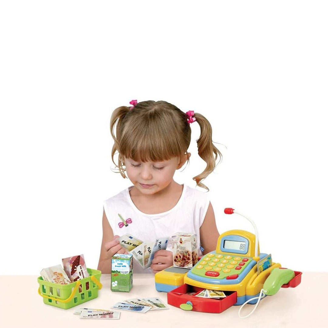 Buy Playgo My Cash Register Battery Operated with 22Pcs | Yallatoys.com