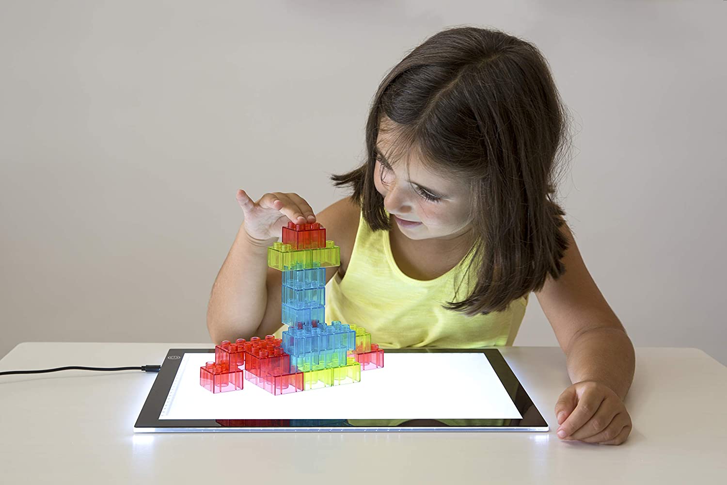 Buy Miniland 100pcsTranslucent Blocks | Yallatoys.com