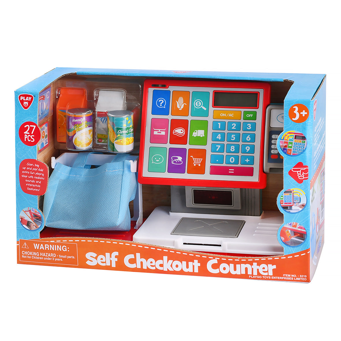 Playgo Self Checkout Counter 27Pcs Playgo Yallatoys