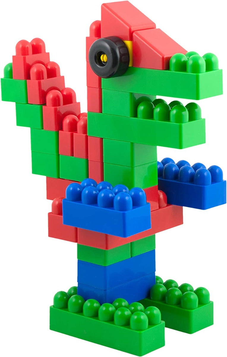 Buy Miniland Blocks Super Container with Characters 96pcs | Yallatoys.com
