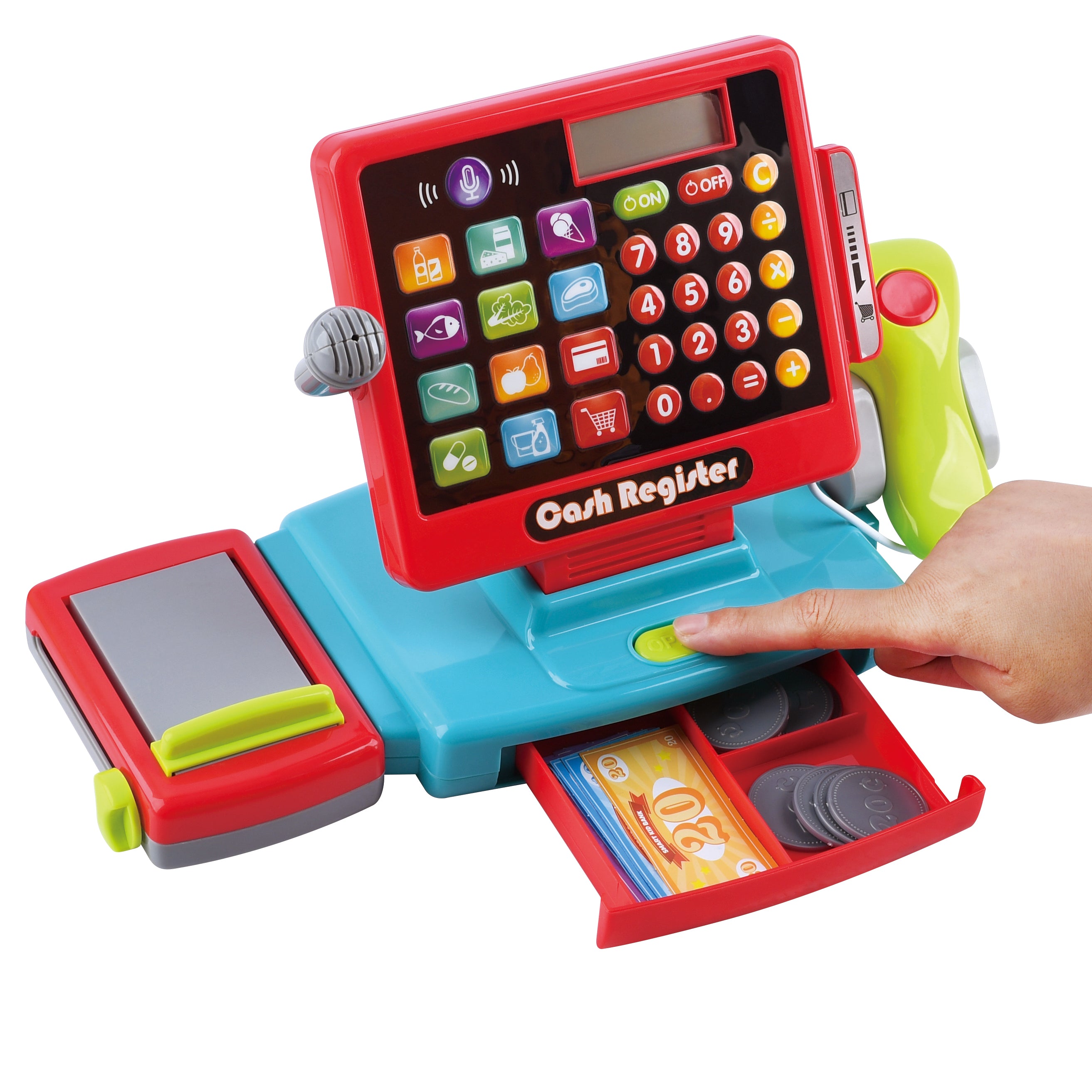 Playgo Touch and Shop Grocery Checkout 34Pcs Playgo Yallatoys