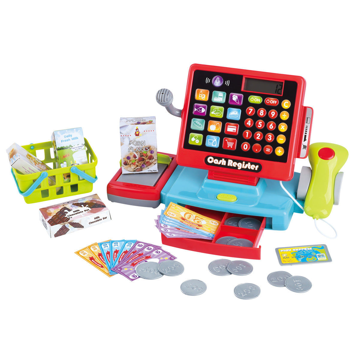 Playgo Touch and Shop Grocery Checkout 34Pcs Playgo Yallatoys