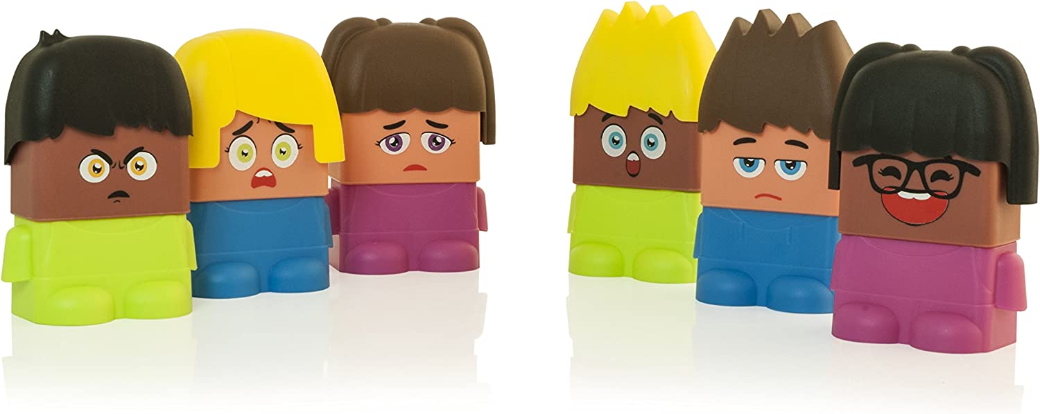 Buy Miniland Emotiblocks Therapy Game Understand Facial Cues 18pcs | Yallatoys.com