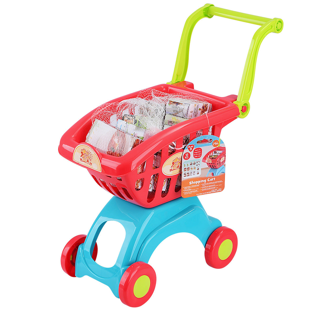 Playgo Shopping Cart 18Pcs Set Playgo Yallatoys