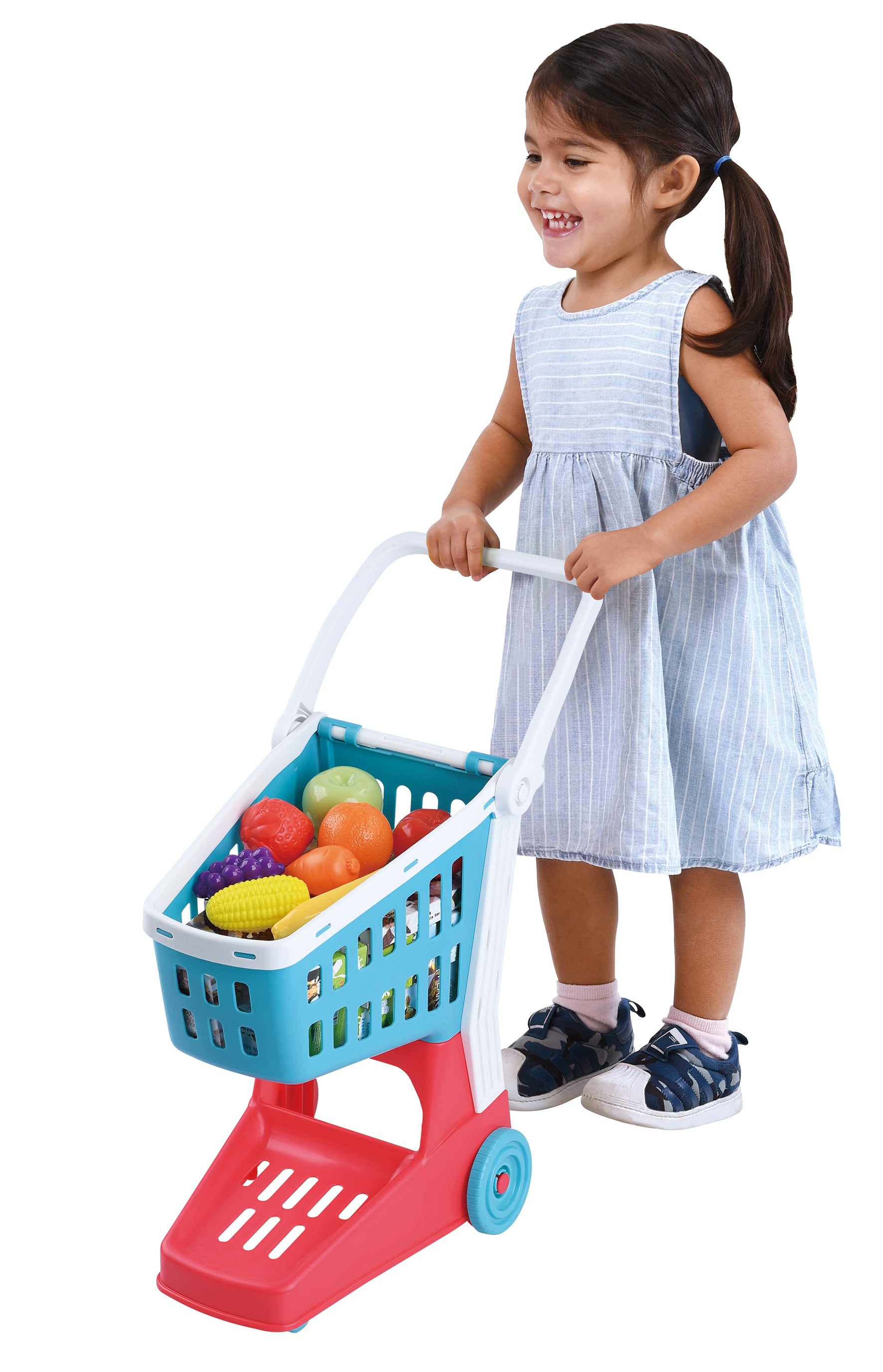 Playgo Supermarket Push Trolley 9Pcs Playgo Yallatoys