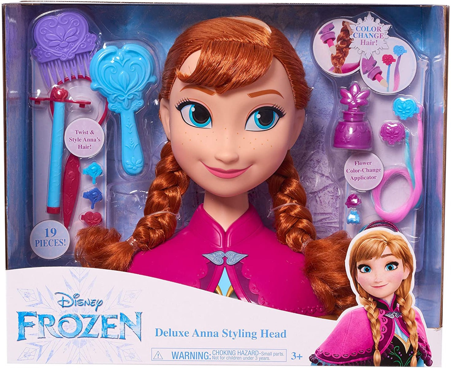 Buy Disney Frozen Deluxe Styling Head-Anna | Yallatoys.com