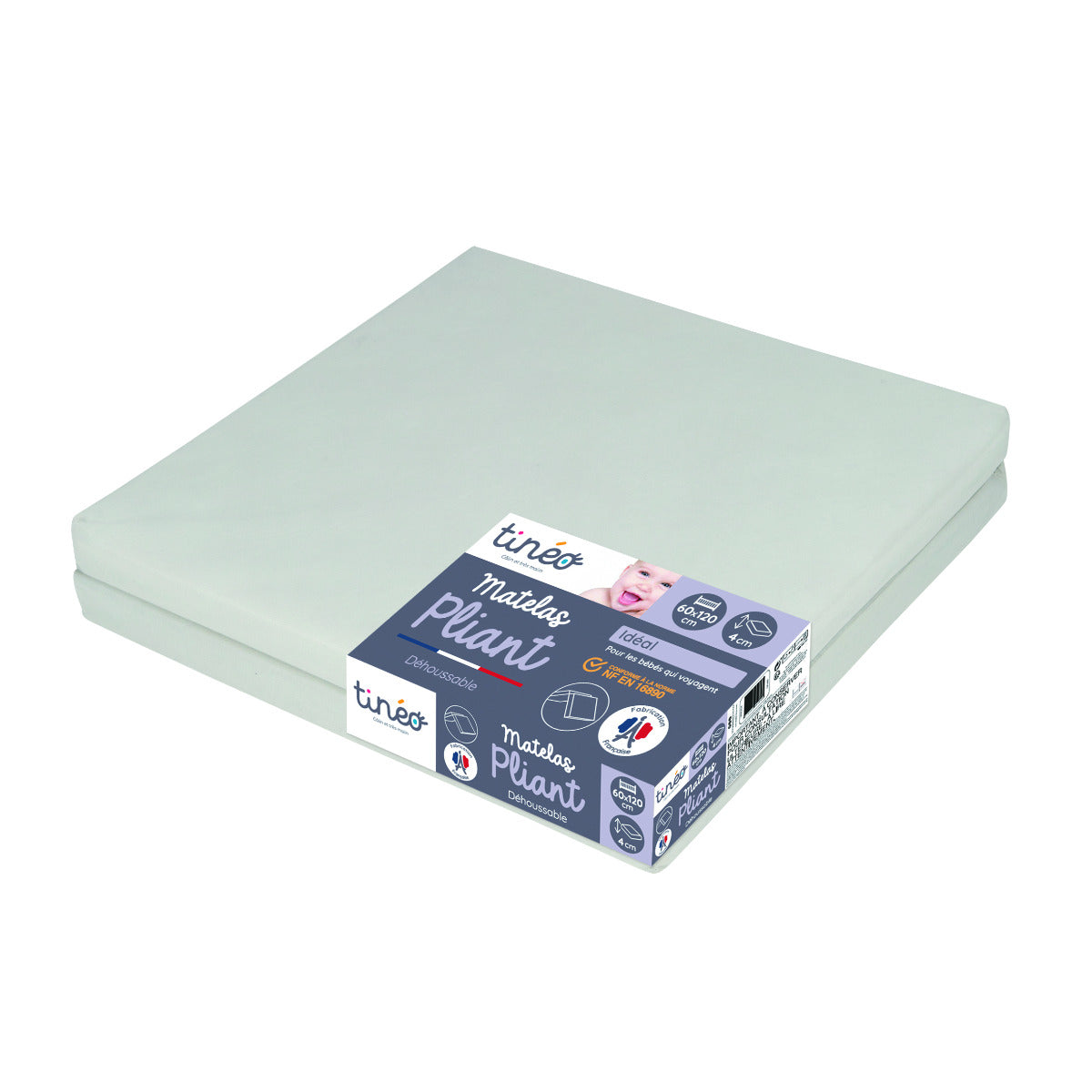 Tineo Folding Baby Mattress With Removable Cover Tineo Yallatoys