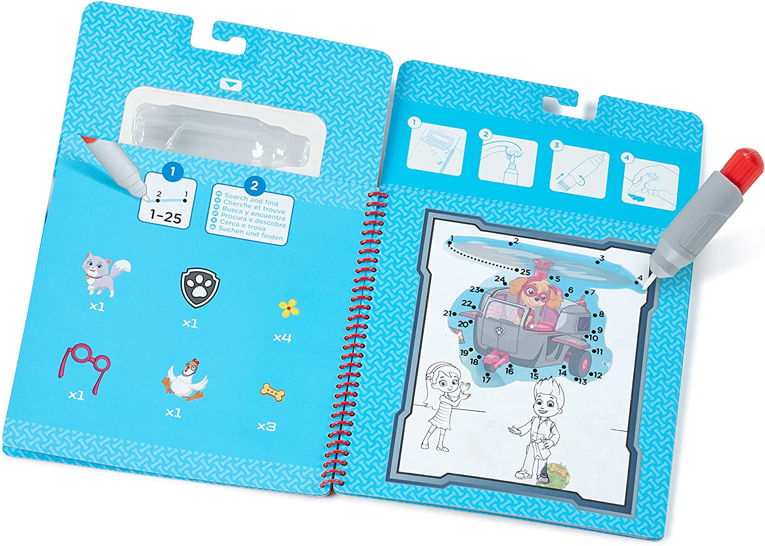 Buy Melissa & Doug Paw Patrol Skye Water Reveal Travel Book Activity Pad | Yallatoys.com