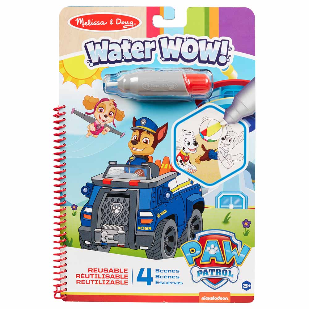 Buy Melissa & Doug Paw Patrol Chase Water Reveal Travel Book Activity Pad | Yallatoys.com