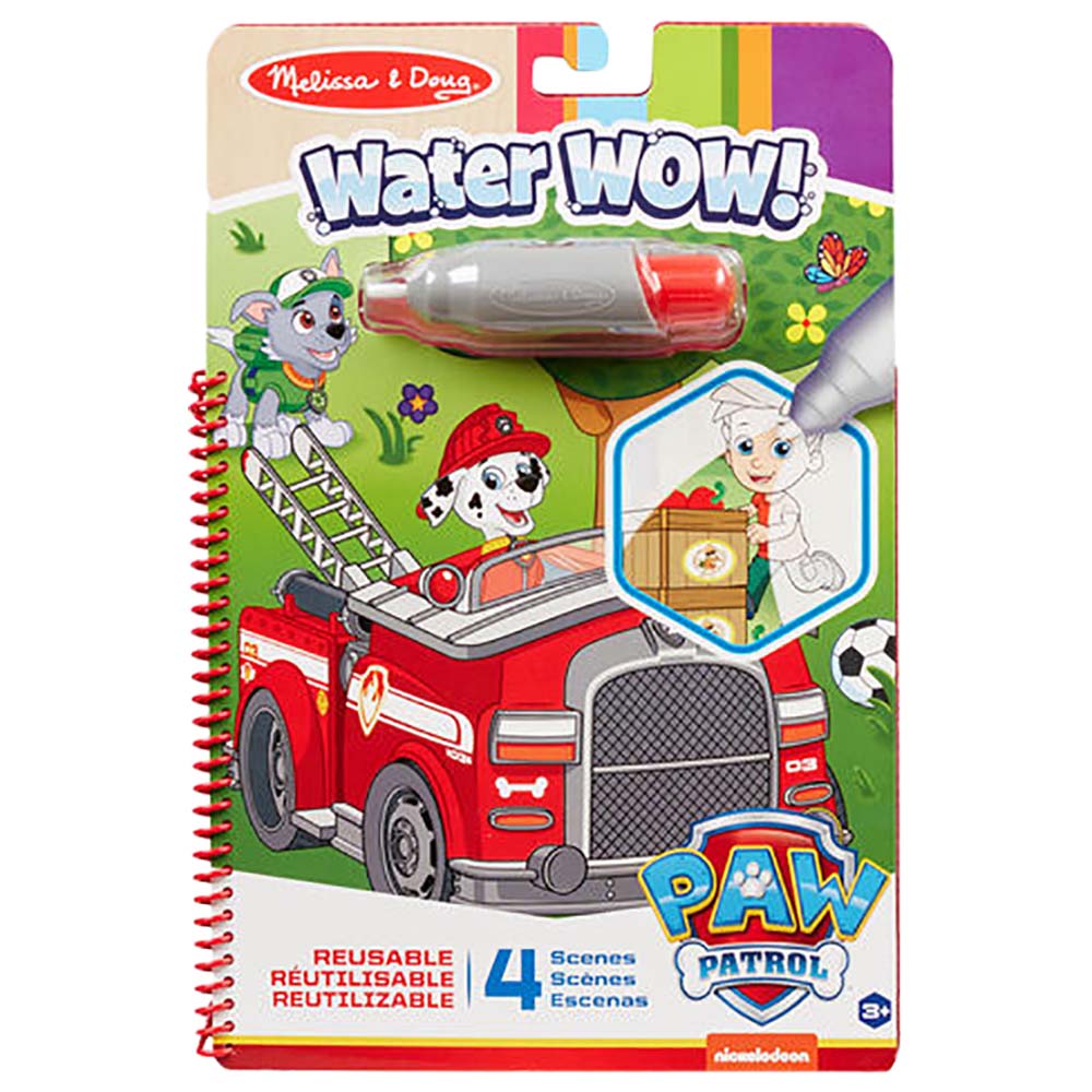 Buy Melissa & Doug Paw Patrol Marshall Water Reveal Travel Book Activity Pad | Yallatoys.com