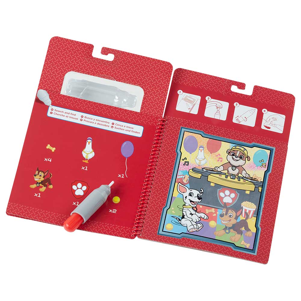 Buy Melissa & Doug Paw Patrol Marshall Water Reveal Travel Book Activity Pad | Yallatoys.com