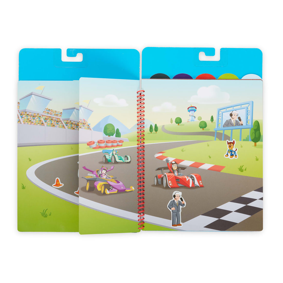 Buy Melissa & Doug Paw Patrol Restickable Stickers Flip Flap Pad Classic Missions | Yallatoys.com