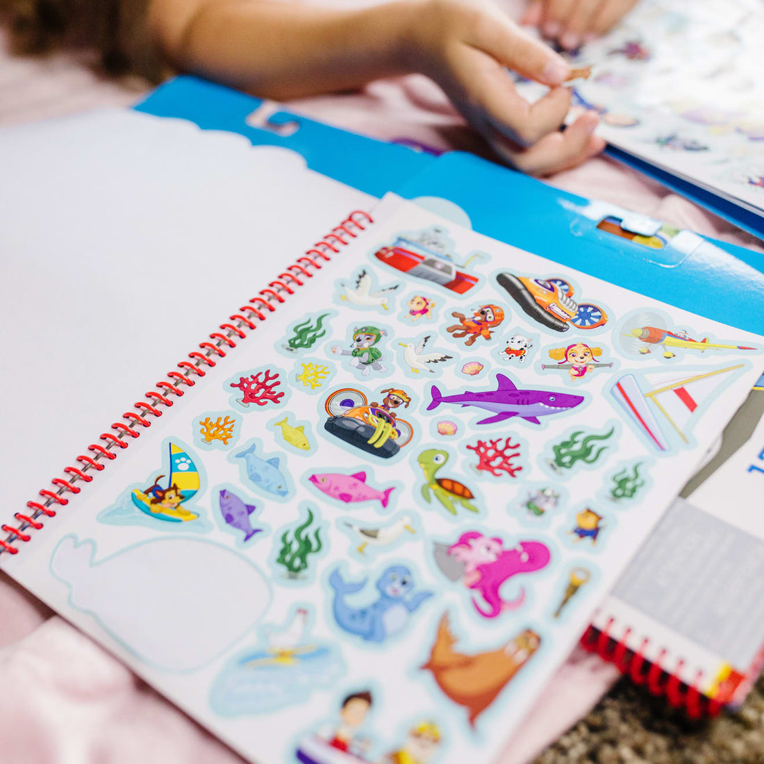 Buy Melissa & Doug Paw Patrol Restickable Stickers Flip Flap Pad Classic Missions | Yallatoys.com