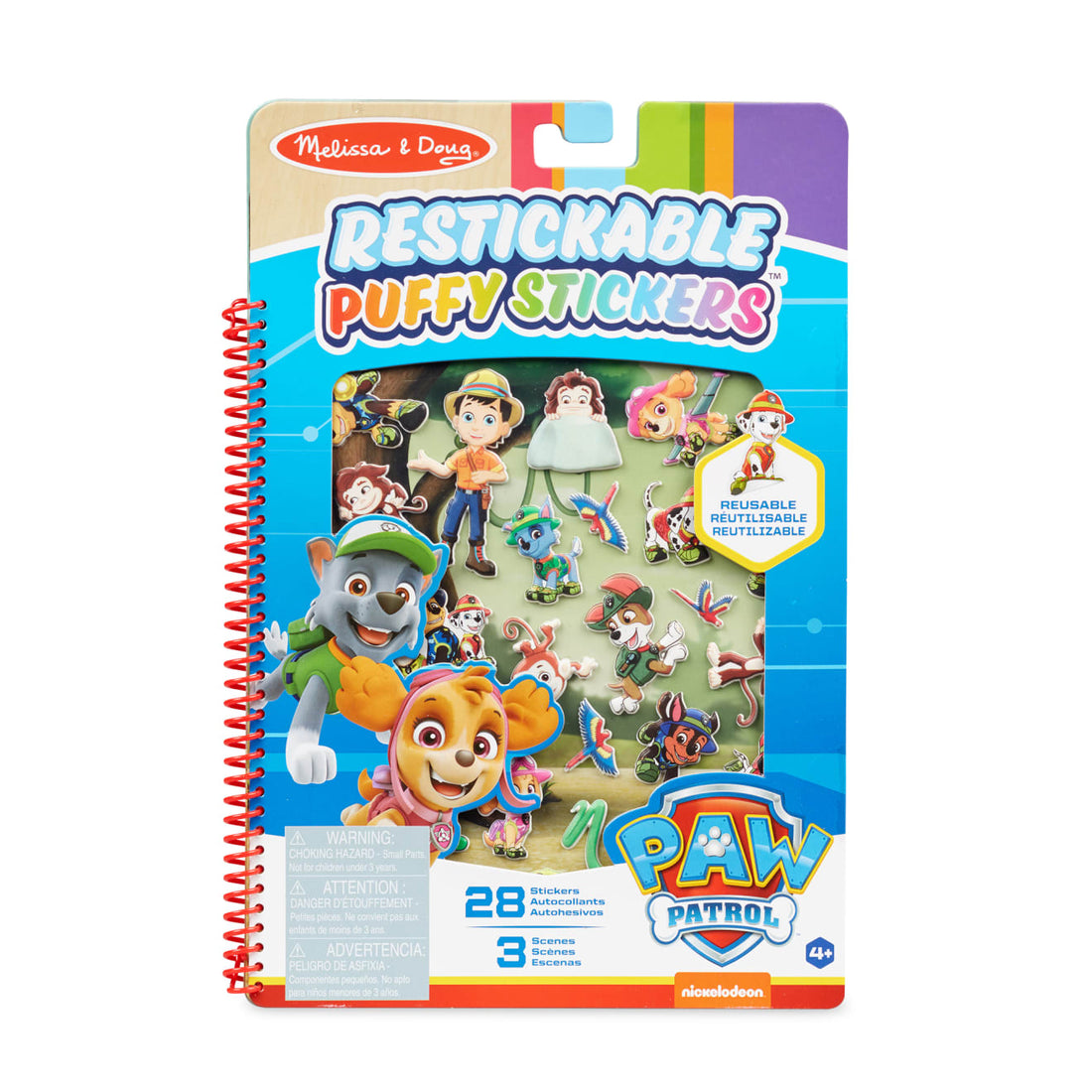 Buy Melissa & Doug Paw Patrol Puffy Sticker Pad Jakes Jungle | Yallatoys.com