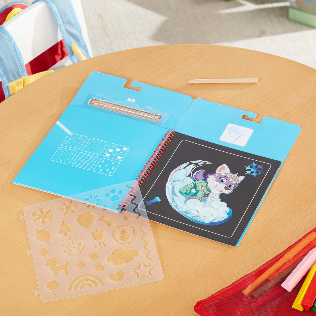 Buy Melissa & Doug Paw Patrol Scratch Art Pad Skye | Yallatoys.com