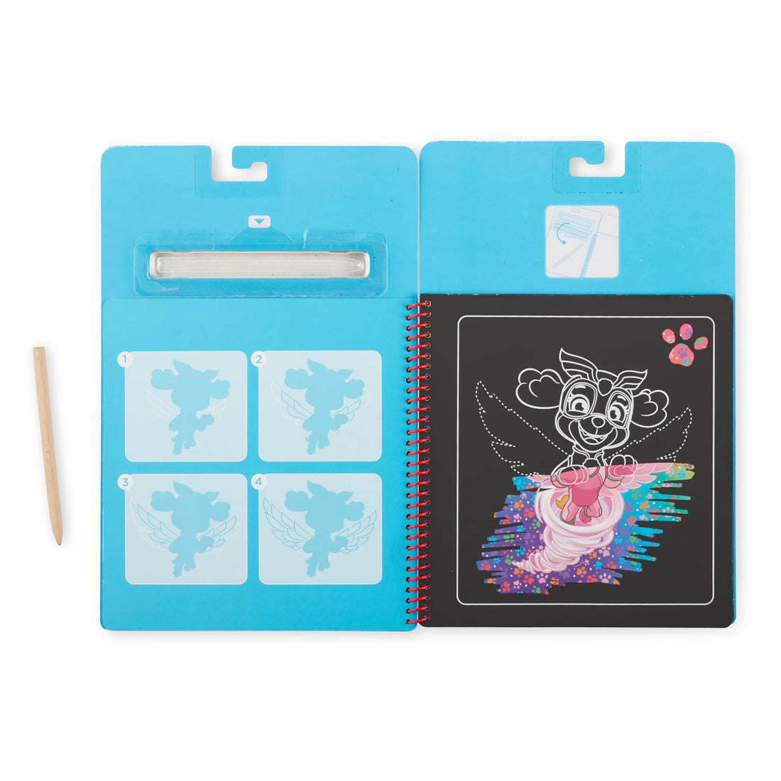 Buy Melissa & Doug Paw Patrol Scratch Art Pad Skye | Yallatoys.com