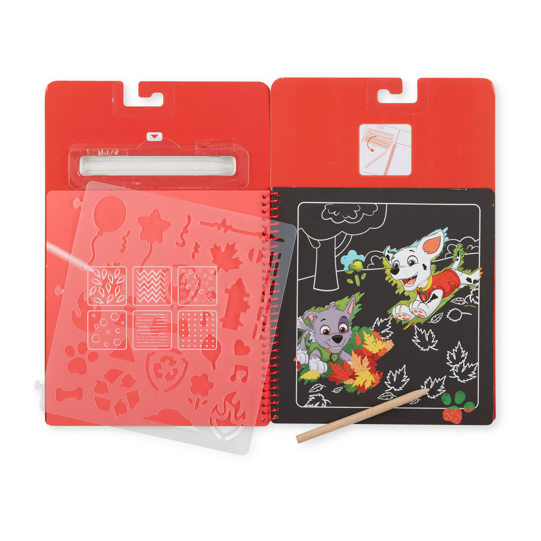 Buy Melissa & Doug Paw Patrol Scratch Art Pad Marshall | Yallatoys.com