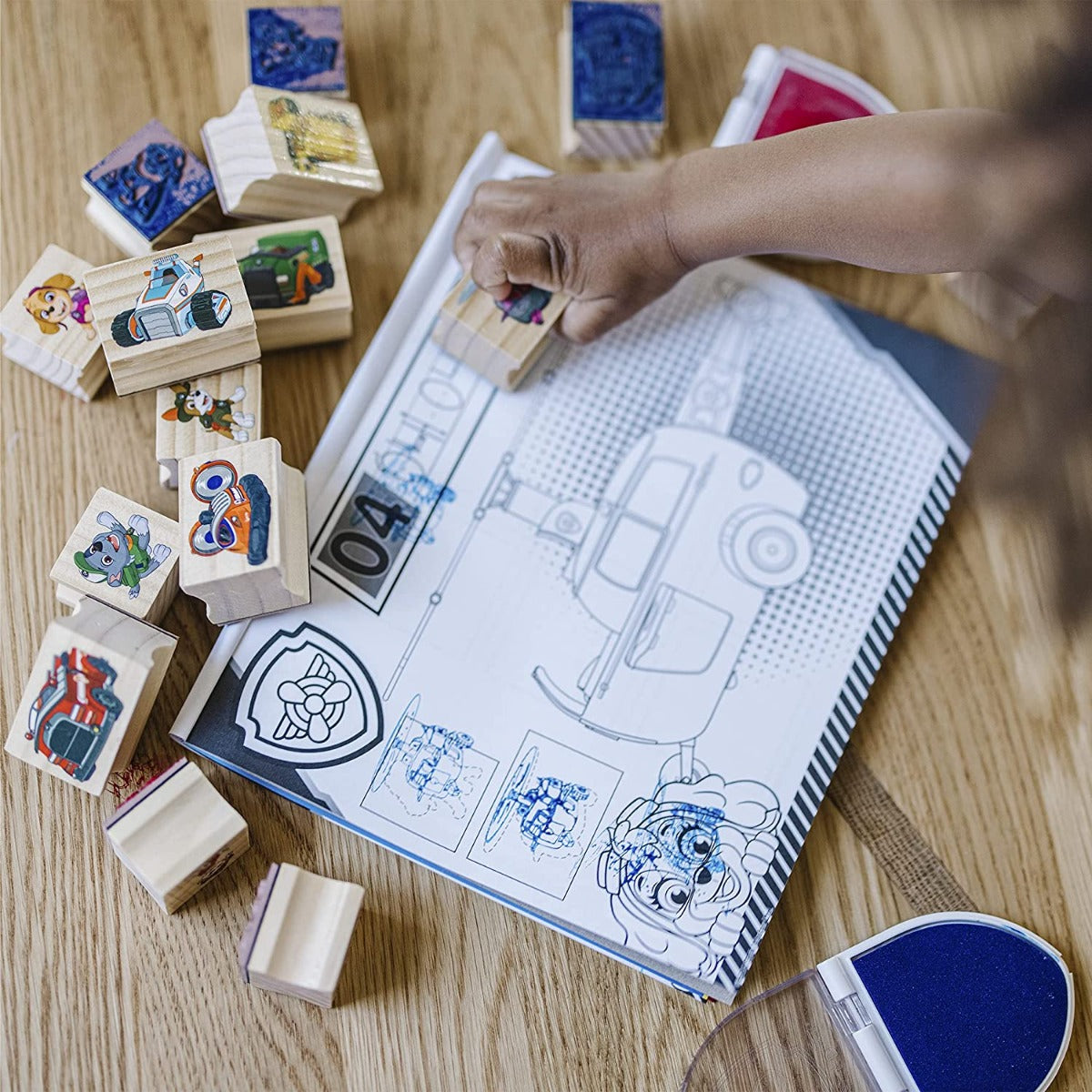 Buy Melissa & Doug Paw Patrol Wooden Stamps Activity Set | Yallatoys.com