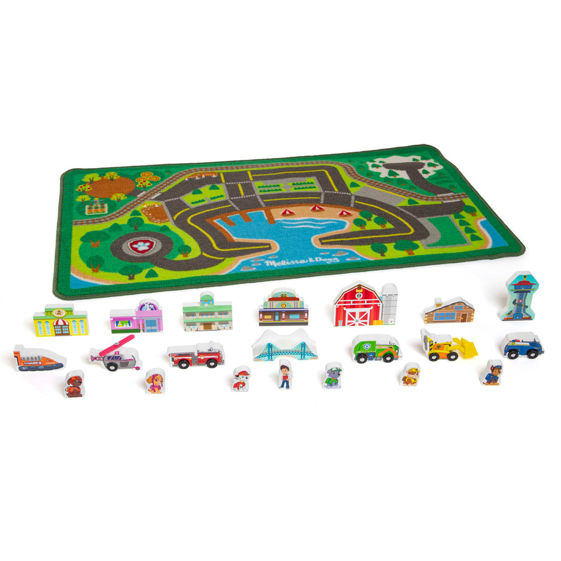Buy Melissa & Doug Paw Patrol Activity Rug Playmat Adventure Bay | Yallatoys.com
