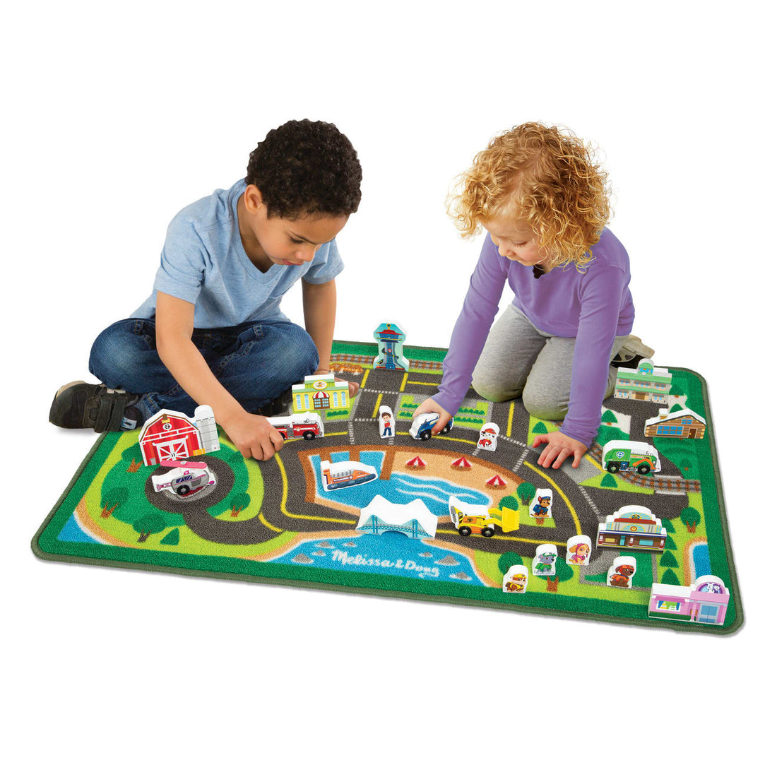 Buy Melissa & Doug Paw Patrol Activity Rug Playmat Adventure Bay | Yallatoys.com