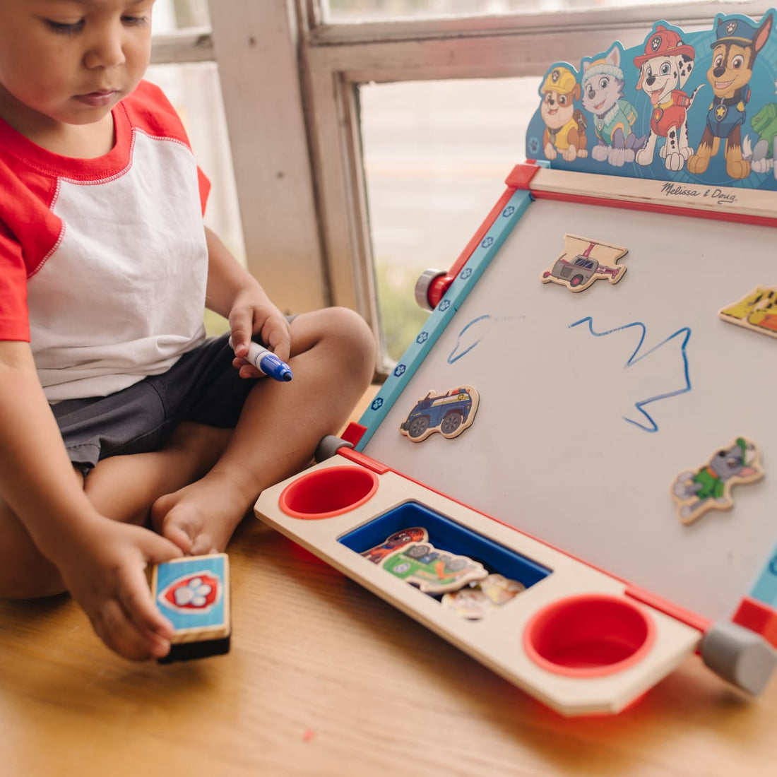 Buy Melissa & Doug Paw Patrol Tabletop Art Center | Yallatoys.com