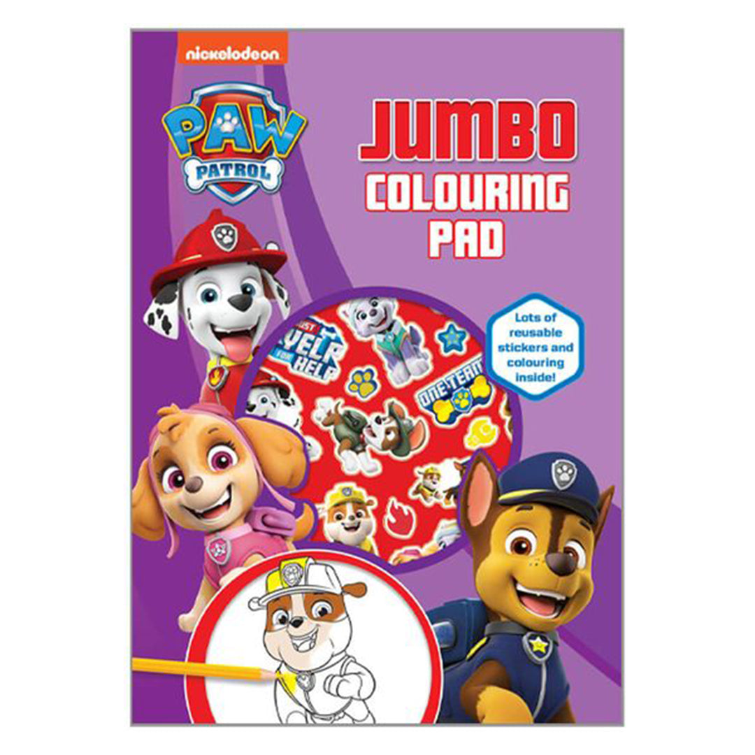 Buy Alligator Paw Patrol Jumbo Colouring Pad | Yallatoys.com