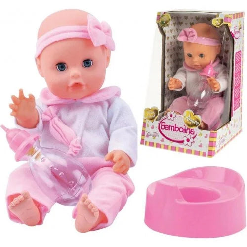 33cm baby doll toy for toddler pretend play