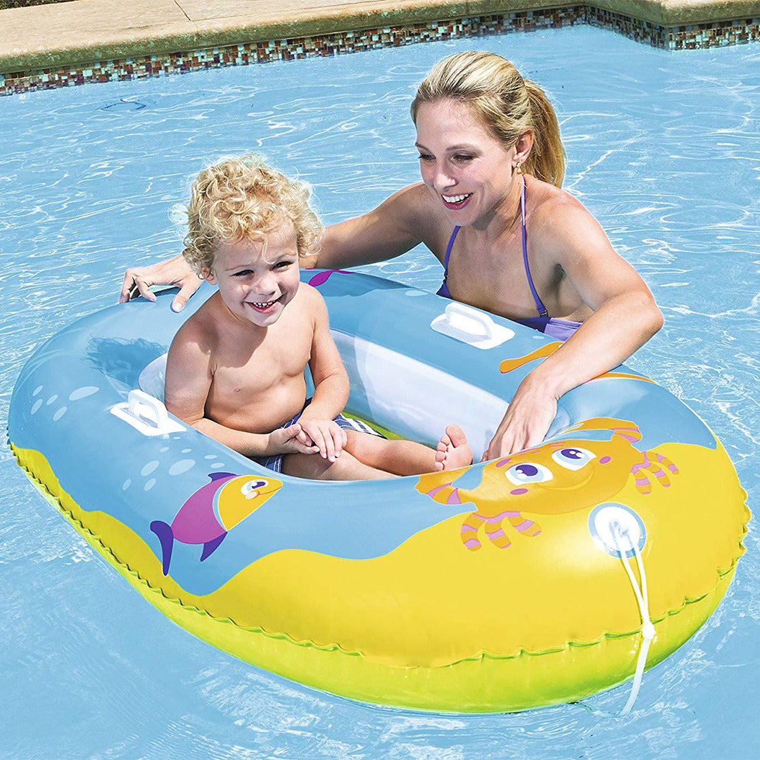Buy Bestway Happy Crustacean Junior Inflatable Pool Boat (Sold Separately Subject to Availability) | Yallatoys.com