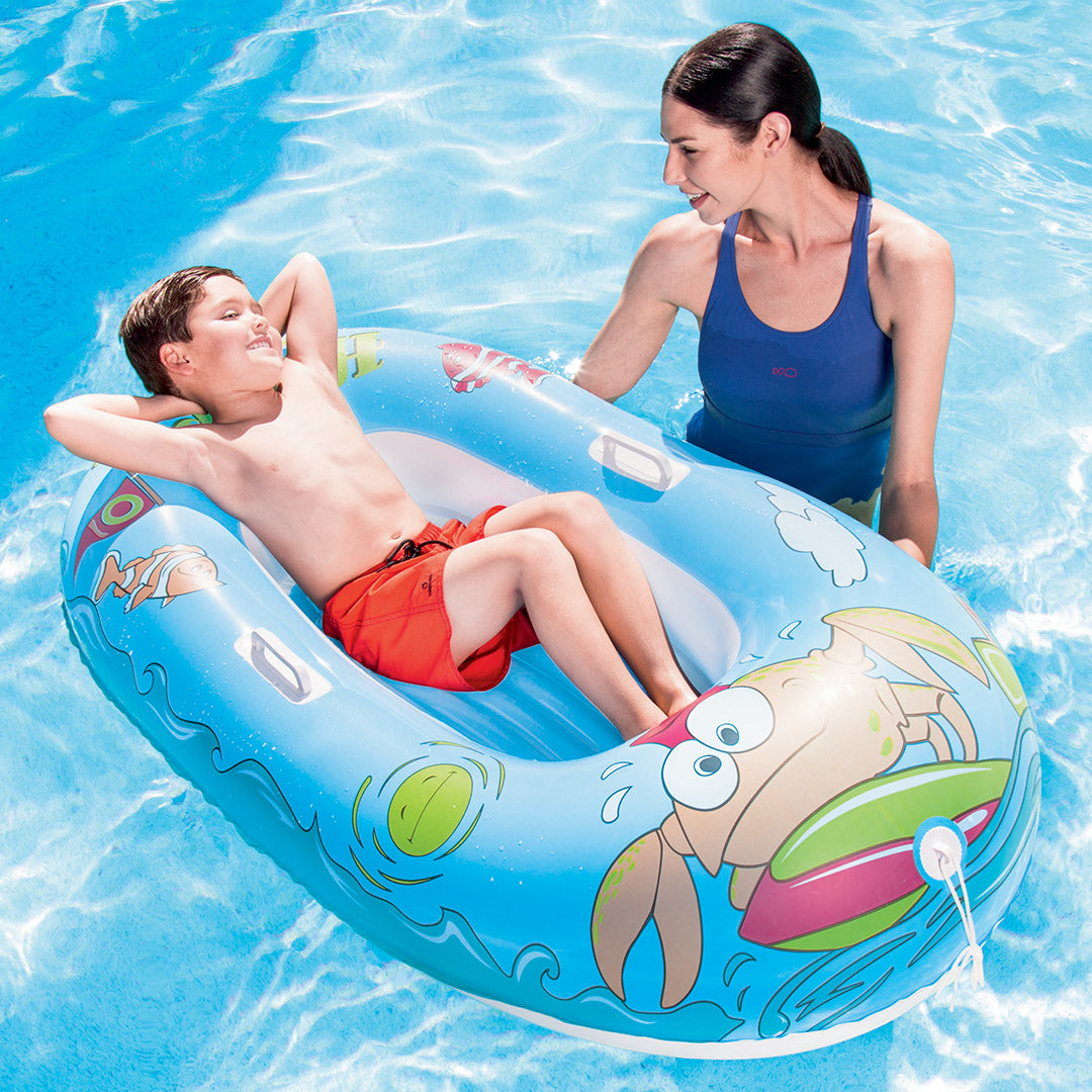 Buy Bestway Happy Crustacean Junior Inflatable Pool Boat (Sold Separately Subject to Availability) | Yallatoys.com