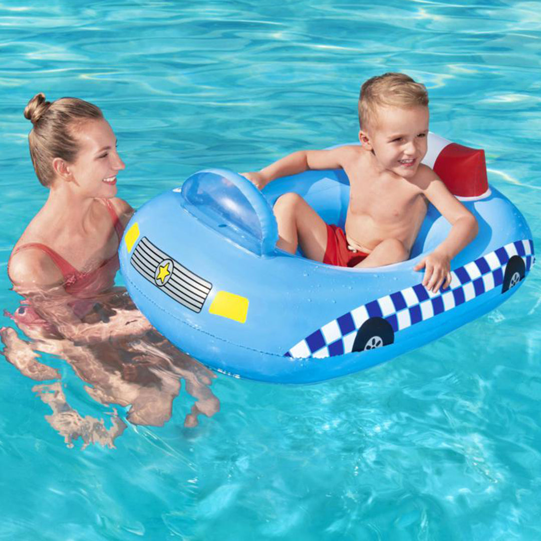 Buy Bestway H2OGO Funspeakers Police Car Baby Boat Pool | Yallatoys.com
