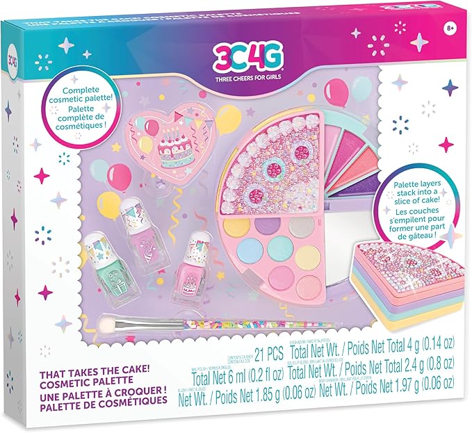 Buy 3C4G That Takes the Cake Cosmetic Palette 21pc Shaped Complete Beauty Set | Yallatoys.com