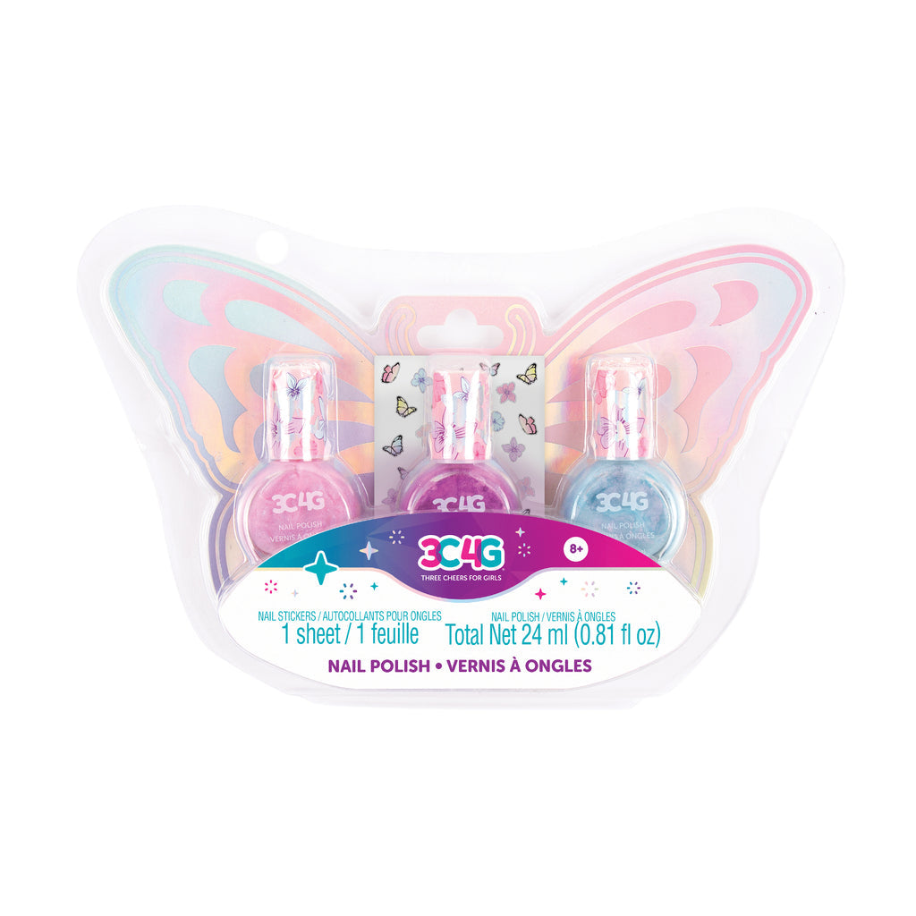 Buy 3C4G Butterfly Nail Polish Trio | Yallatoys.com