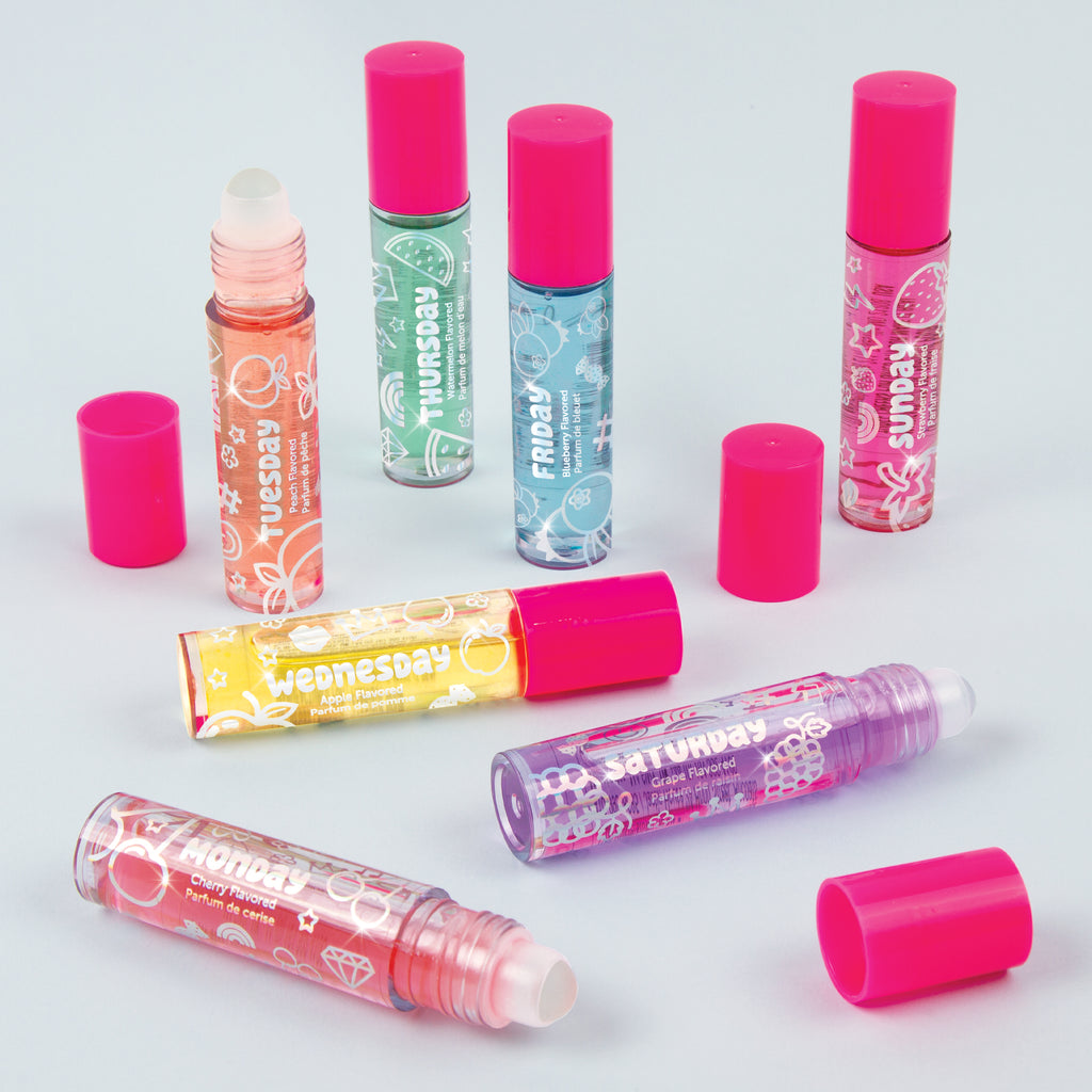 Buy 3C4G Days of the Week Rollerball Lip Gloss Set | Yallatoys.com