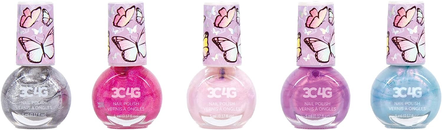 Buy 3C4G Butterfly Nail Polish 5pack Set | Yallatoys.com