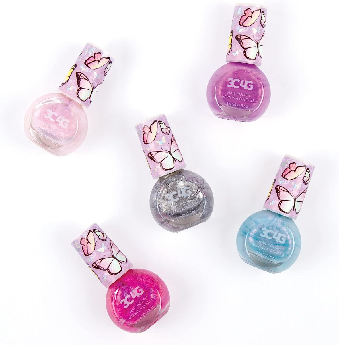 Buy 3C4G Butterfly Nail Polish 5pack Set | Yallatoys.com