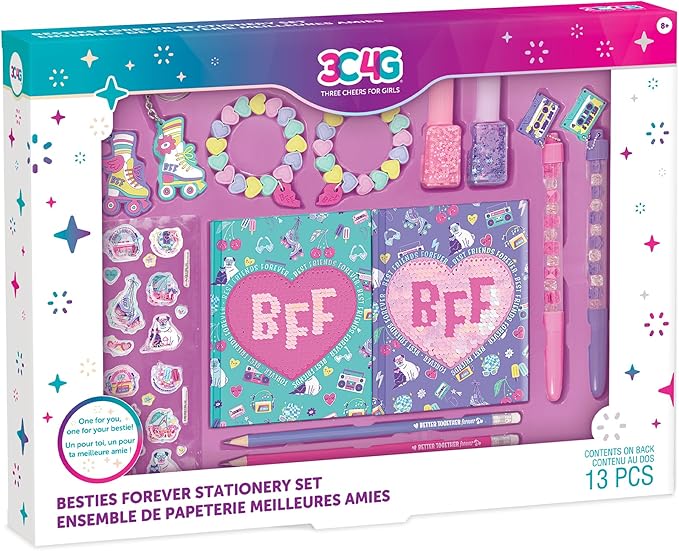 Buy 3C4G Besties Forever Stationery Set 13pc Matching BFF Set | Yallatoys.com