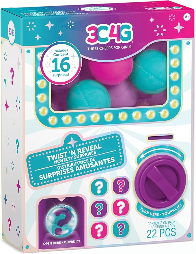 Buy 3C4G Twist N Reveal Novelty Surprises Dispenses 16 Treasure | Yallatoys.com