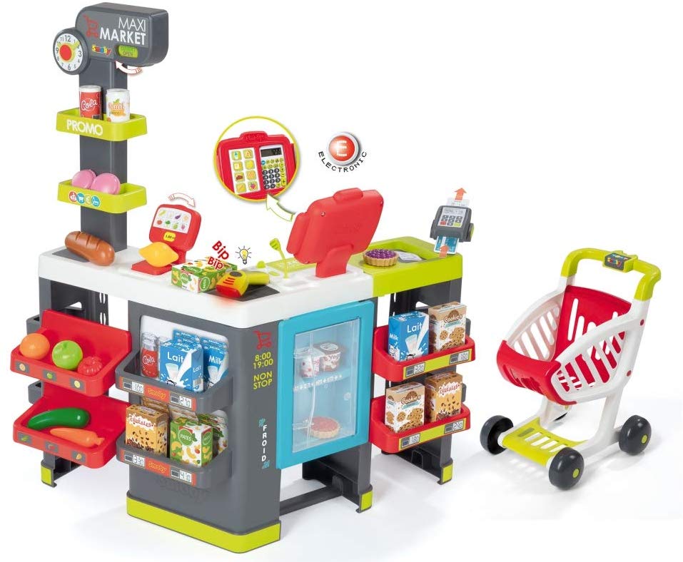 Buy Smoby Maxi Market Kids Supermarket Shop | Yallatoys.com