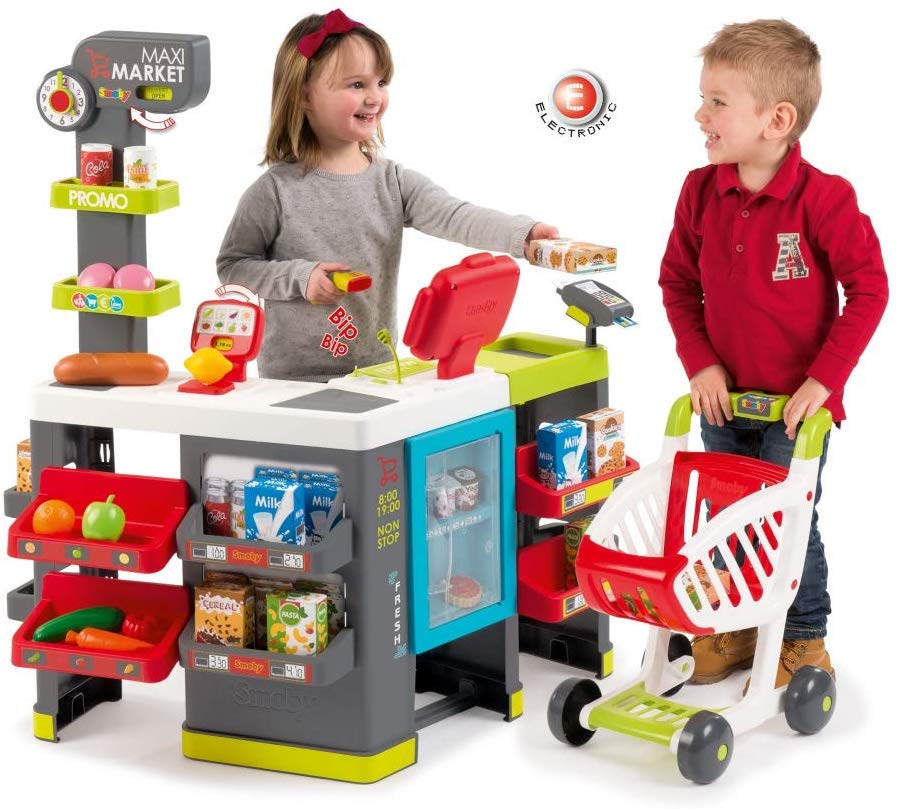 Buy Smoby Maxi Market Kids Supermarket Shop | Yallatoys.com
