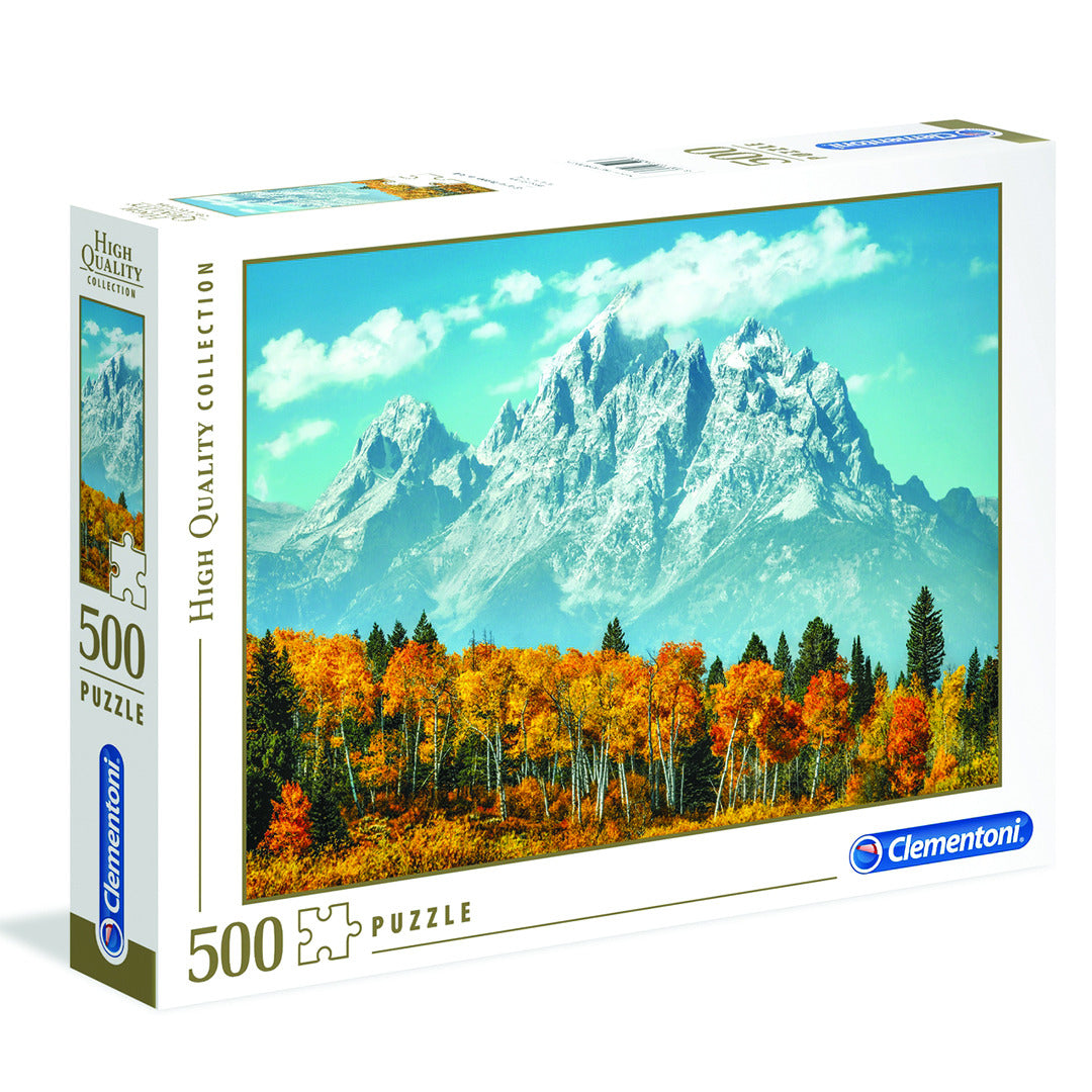 Buy Clementoni Grand Teton in autumn 500 pieces Multicolor | Yallatoys.com
