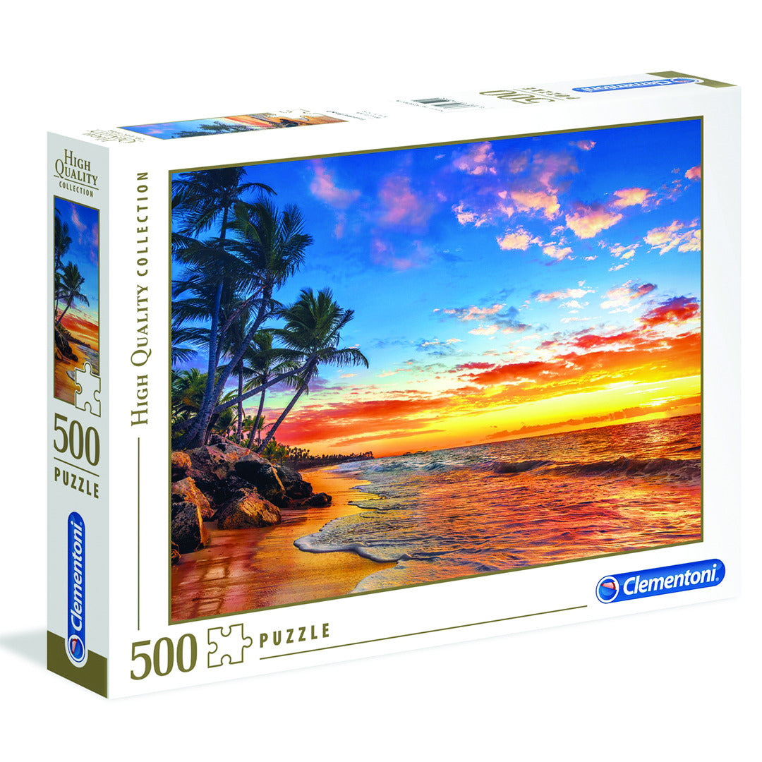 Buy Clementoni Paradise Beach Puzzle 500pieces | Yallatoys.com