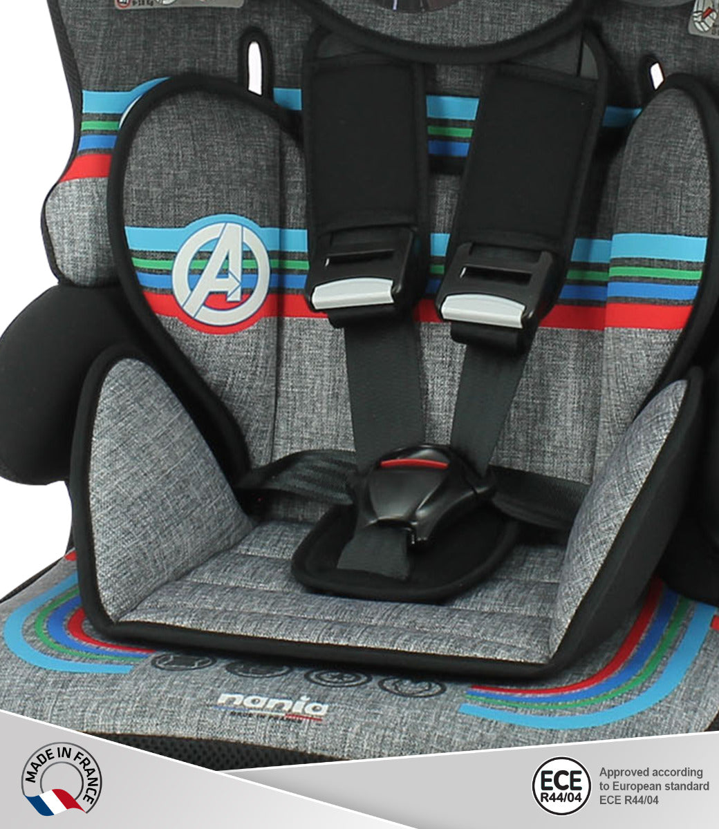 Nania Beline Avengers Grey Carseat Nania Yallatoys