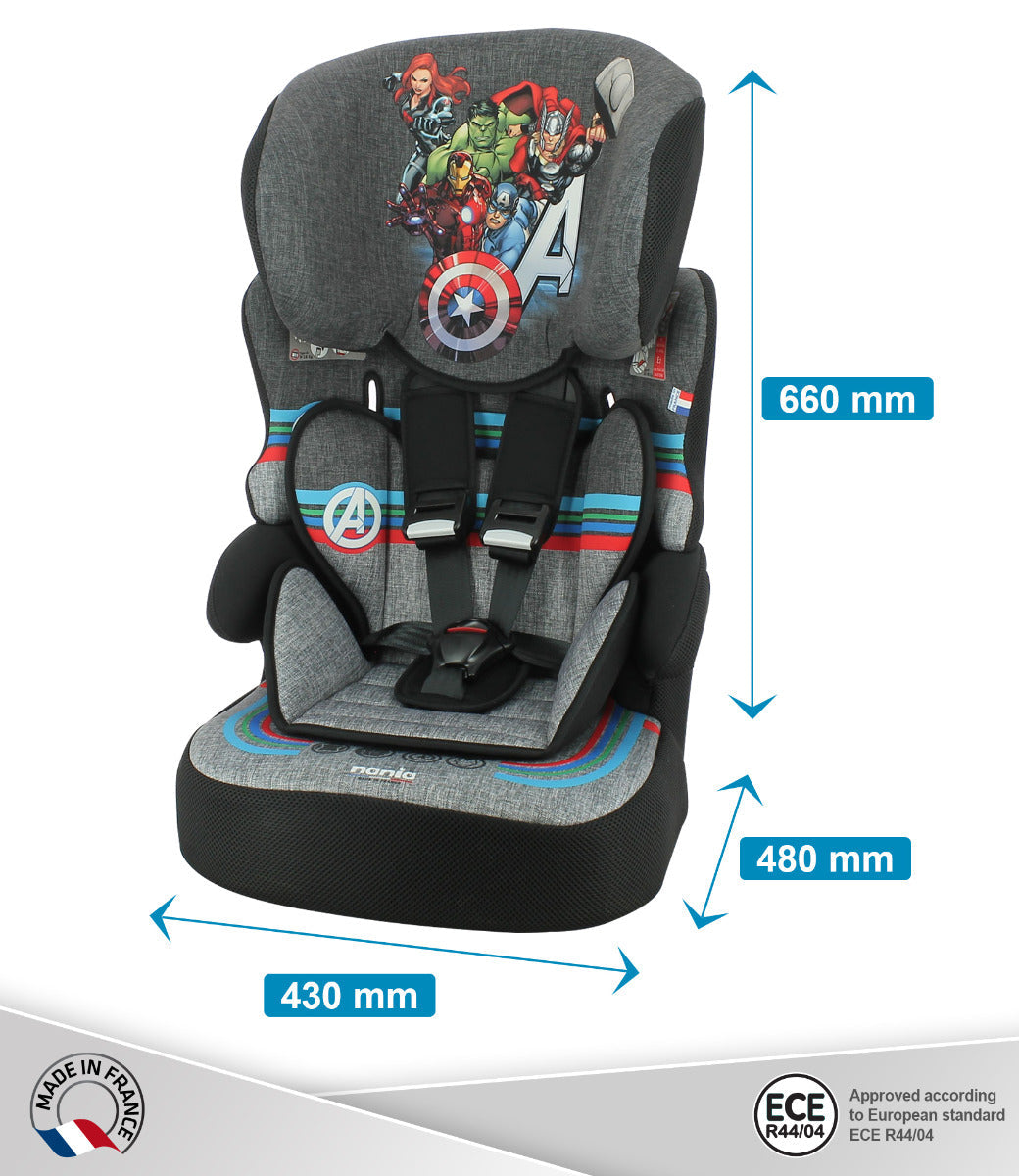 Nania Beline Avengers Grey Carseat Nania Yallatoys