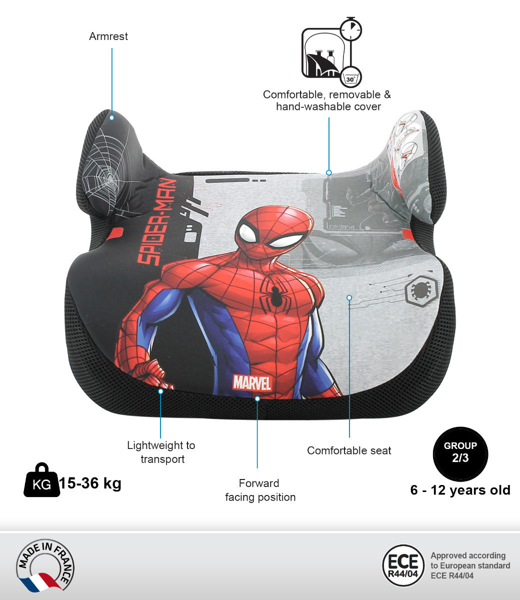 Nania Topo Kids Booster Car Seat Spiderman Nania Yallatoys